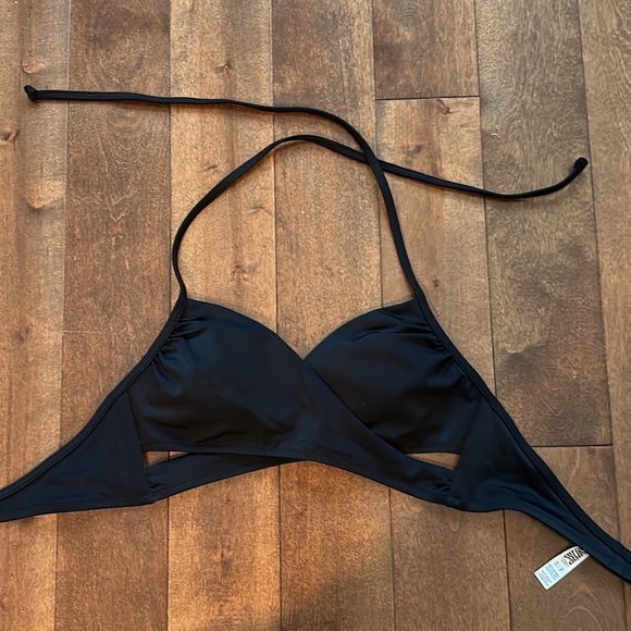 Victoria Secret body wrap black bikini top - Picture 2 of 3